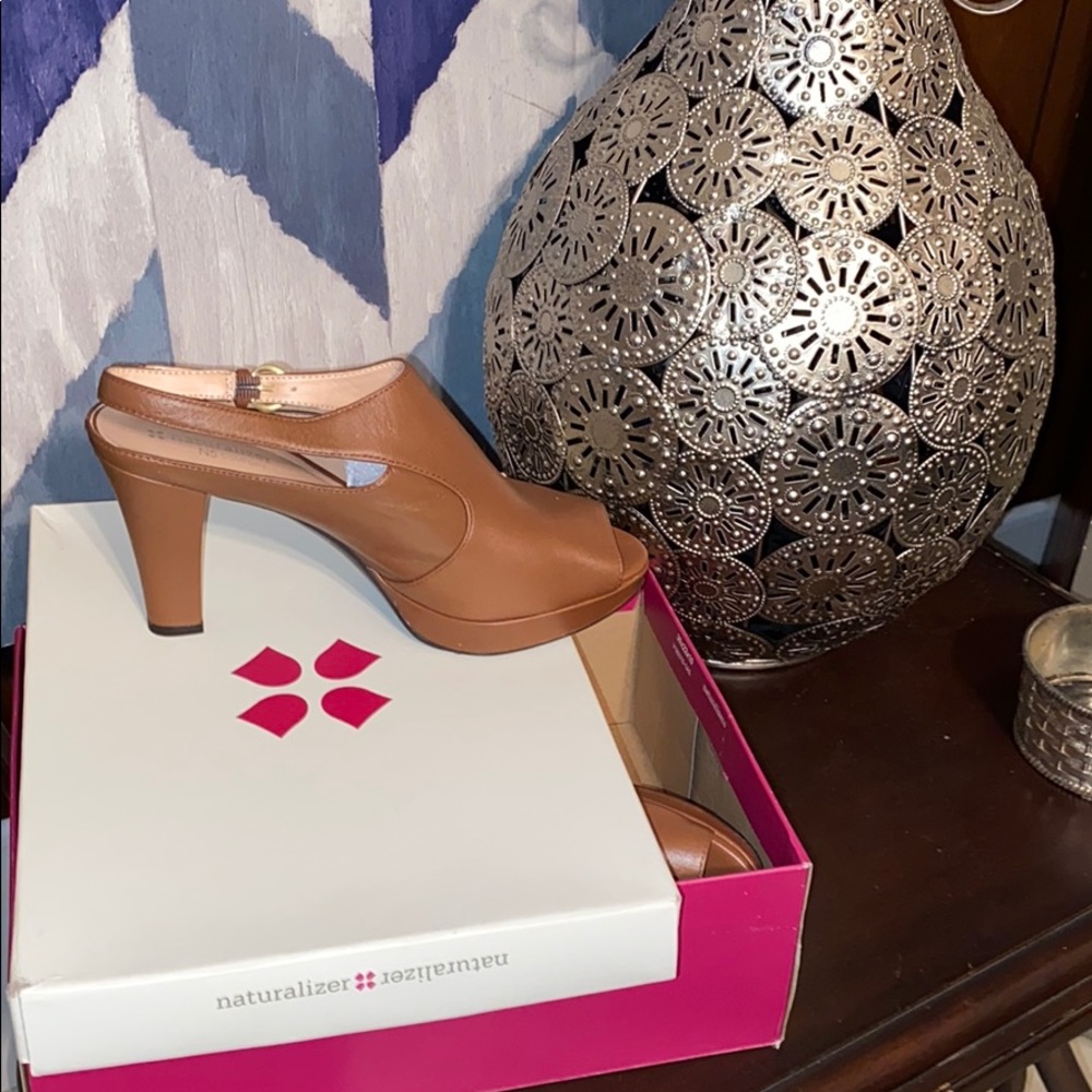 Tan Leather Heels